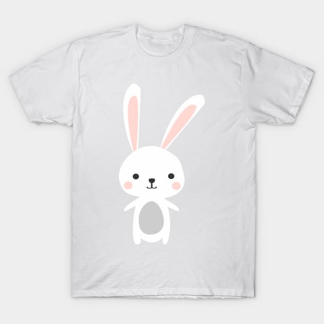 Cute Bunny 1 T-Shirt by Adadita